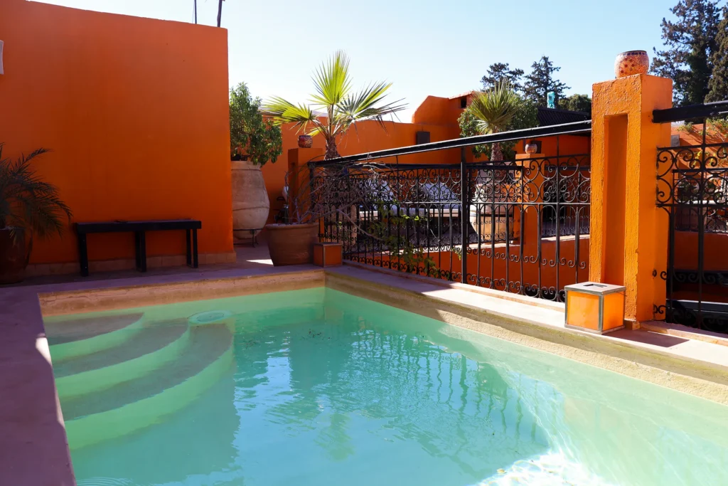 Riad à Marrakecg avec piscine